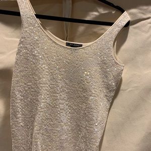 Sequin tank top